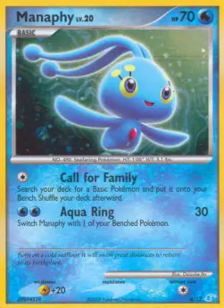 Manaphy - DP Trainer Kit - Manaphy 004/012 (Holo)