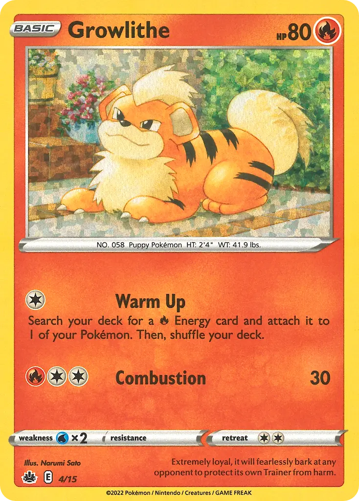 Growlithe - McDonald's Collection 2022 004/015 (Holo)