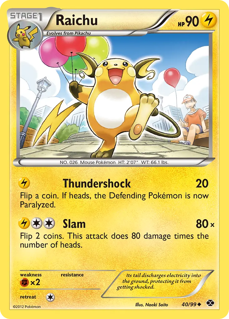 Raichu - Next Destinies 040/099 (Regular)
