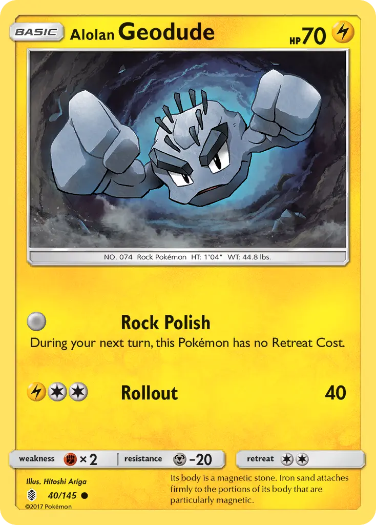 Alolan Geodude - Guardians Rising 040/145 (Regular)