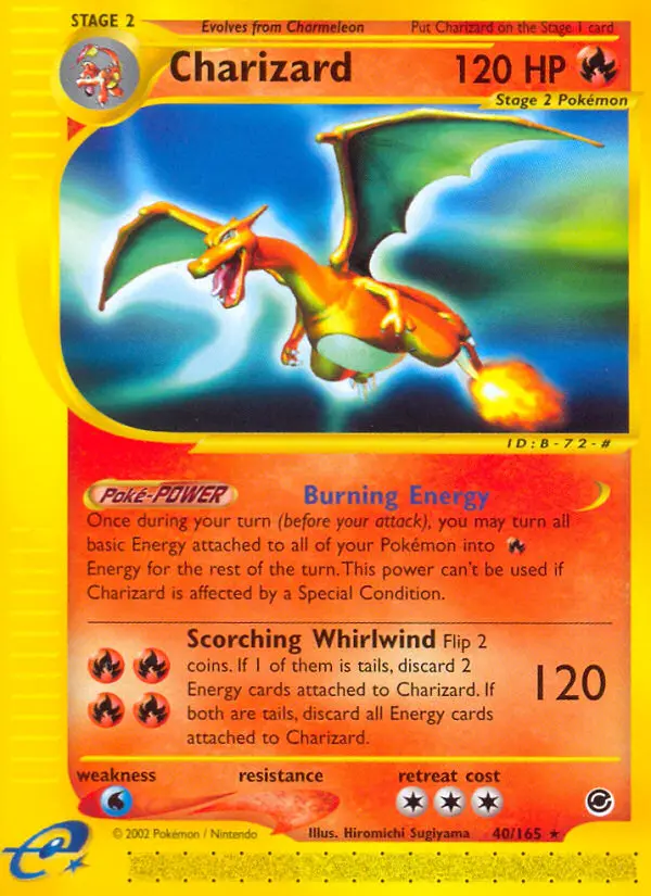 Charizard - Expedition Base Set 040/165 (Regular)