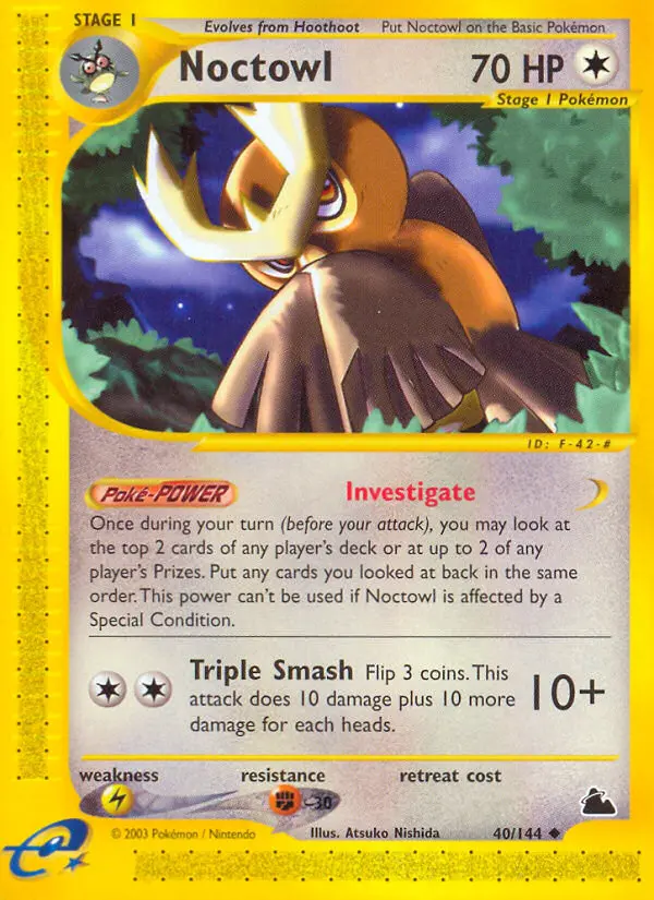 Noctowl - Skyridge 040/144 (Regular)