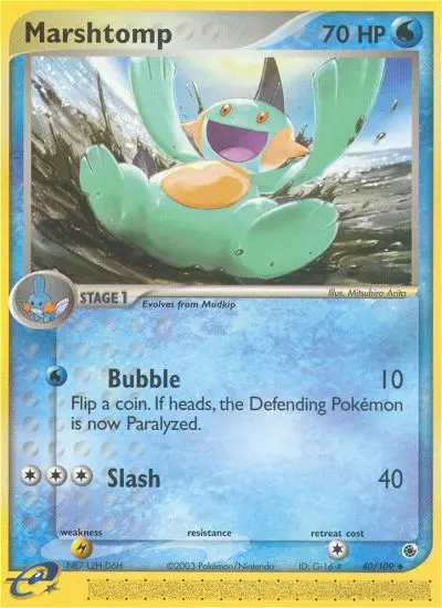 Marshtomp - Ruby & Sapphire 040/109 (Regular)