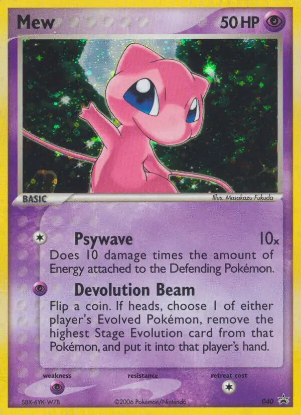 Mew - Nintendo Black Star Promos 040/040 (Holo)