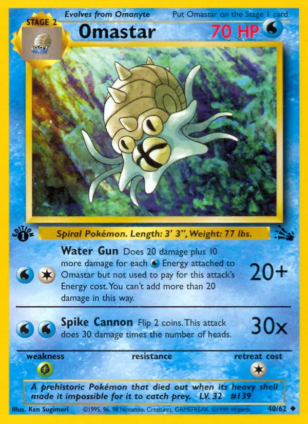 Omastar - Fossil 040/062 (Regular)