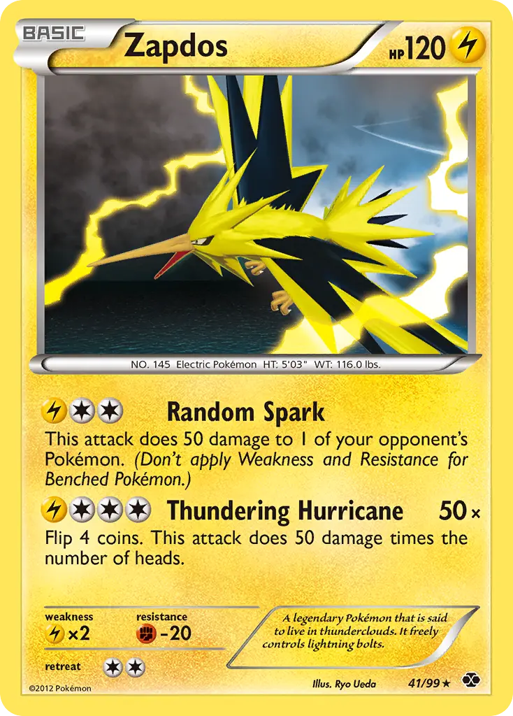 Zapdos - Next Destinies 041/099 (Reverse Holo)