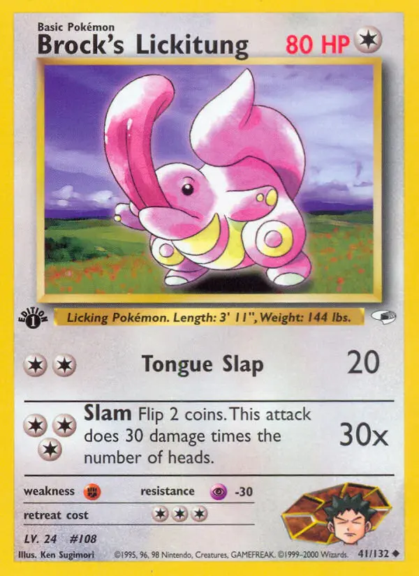 Brock's Lickitung - Gym Heroes 041/132 (Regular)
