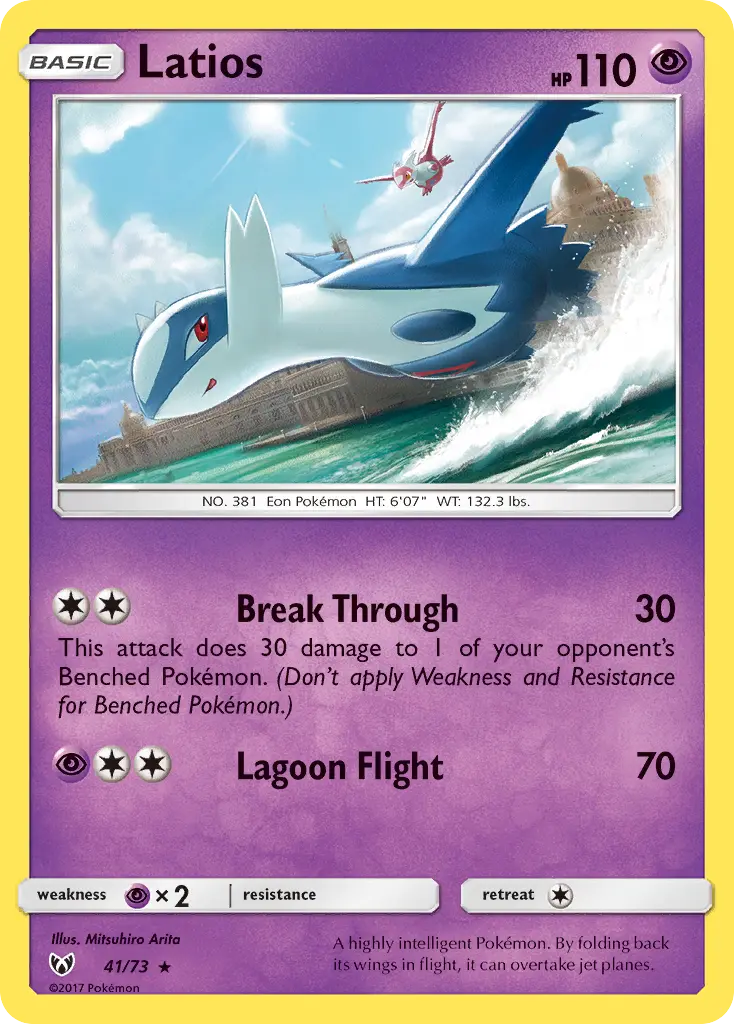 Latios - Shining Legends 041/073 (Reverse Holo)