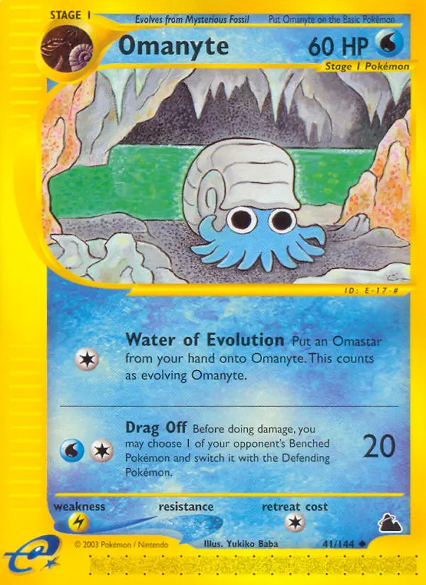 Omanyte - Skyridge 041/144 (Regular)