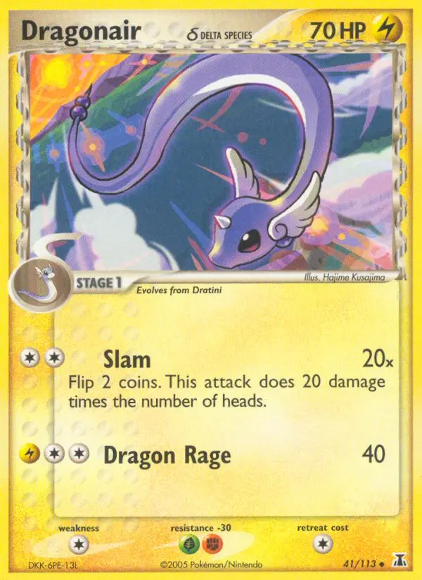 Dragonair δ - Delta Species 041/113 (Reverse Holo)