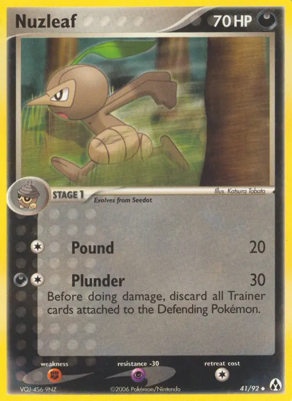 Nuzleaf - Legend Maker 041/092 (Reverse Holo)