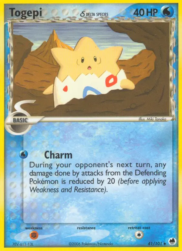 Togepi δ - Dragon Frontiers 041/101 (Reverse Holo)