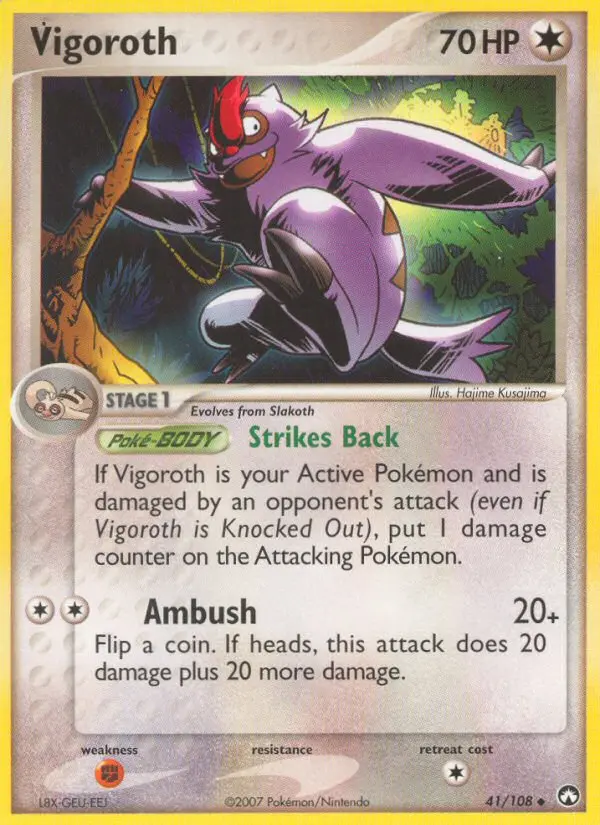 Vigoroth - Power Keepers 041/108 (Reverse Holo)
