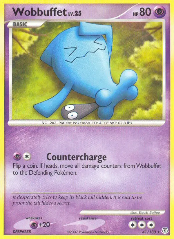 Wobbuffet - Diamond & Pearl 041/130 (Reverse Holo)