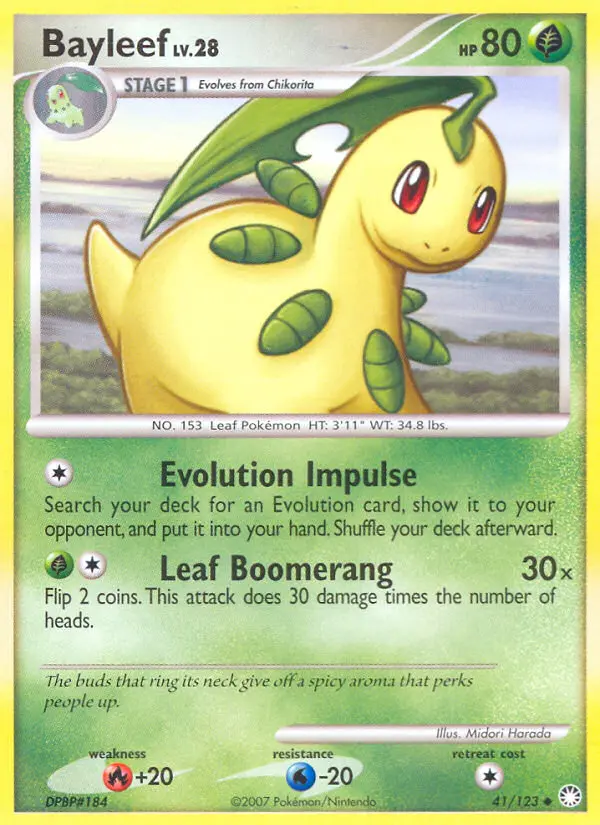 Bayleef - Mysterious Treasures 041/123 (Regular)