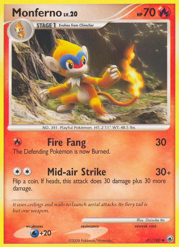 Monferno - Majestic Dawn 041/100 (Regular)