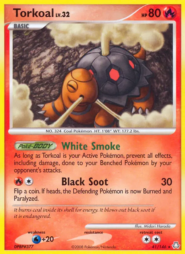 Torkoal - Legends Awakened 041/146 (Reverse Holo)