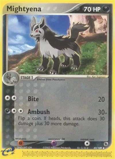 Mightyena - Ruby & Sapphire 042/109 (Regular)