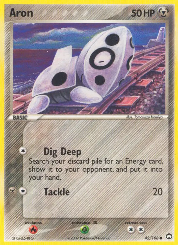 Aron - Power Keepers 042/108 (Reverse Holo)