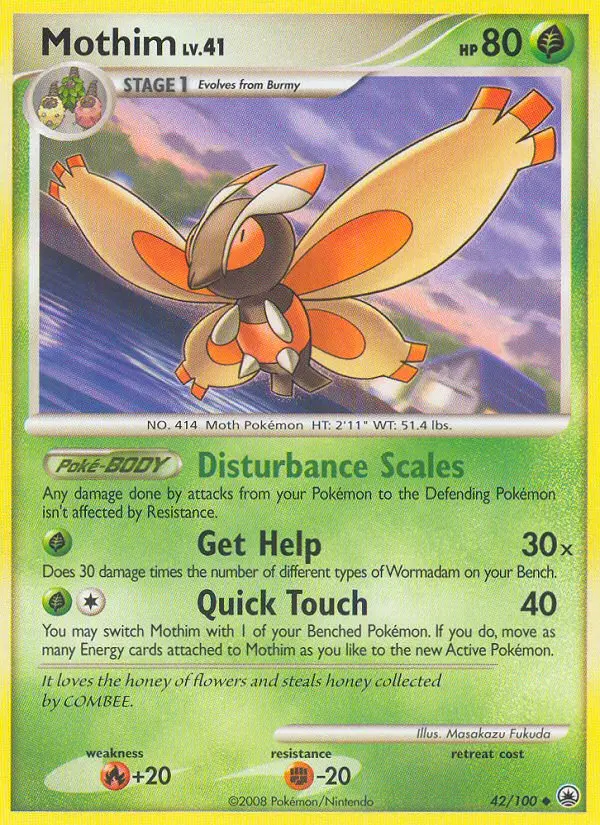 Mothim - Majestic Dawn 042/100 (Regular)