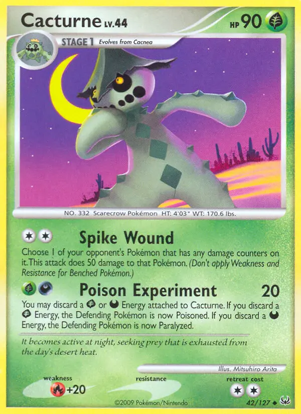 Cacturne - Platinum 042/127 (Reverse Holo)