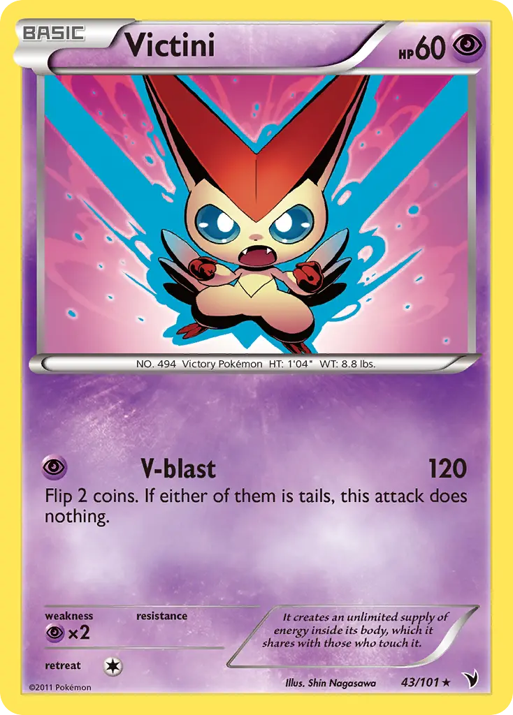 Victini - Noble Victories 043/101 (Regular)