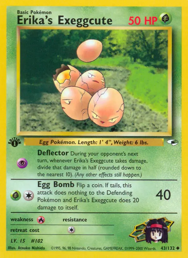 Erika's Exeggcute - Gym Heroes 043/132 (Regular)