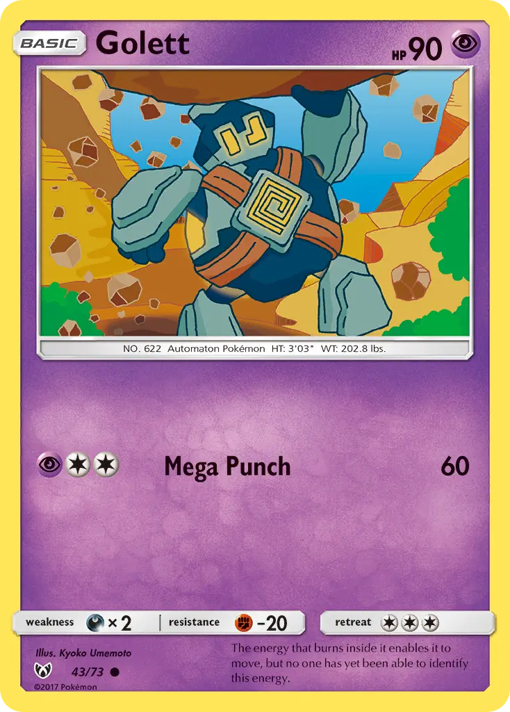 Golett - Shining Legends 043/073 (Regular)