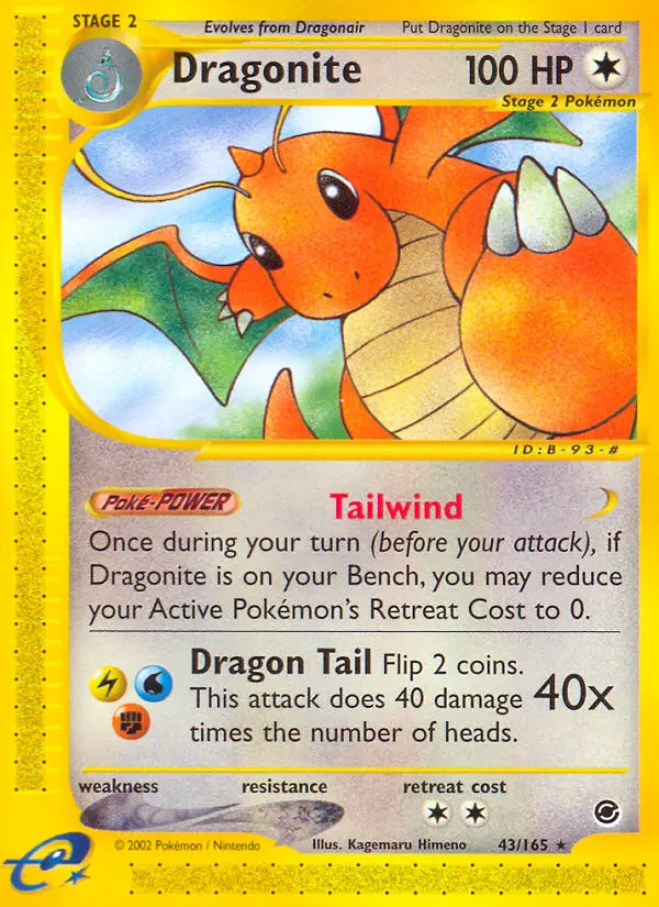 Dragonite - Expedition Base Set 043/165 (Regular)