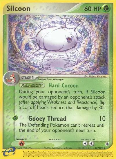Silcoon - Ruby & Sapphire 043/109 (Regular)