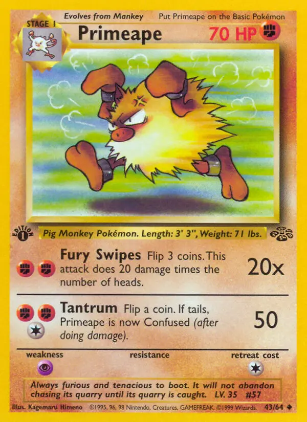 Primeape - Jungle 043/064 (Regular)