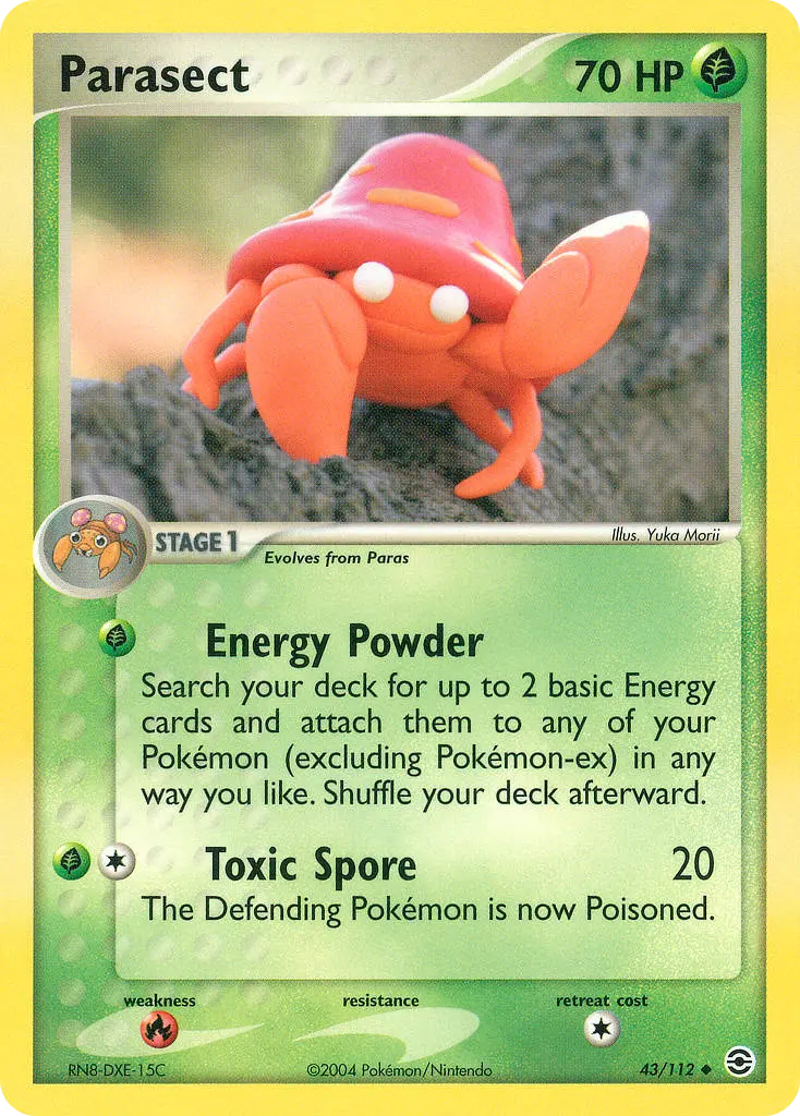 Parasect - FireRed & LeafGreen 043/112 (Regular)
