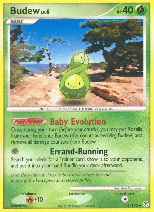 Budew - Diamond & Pearl 043/130 (Regular)