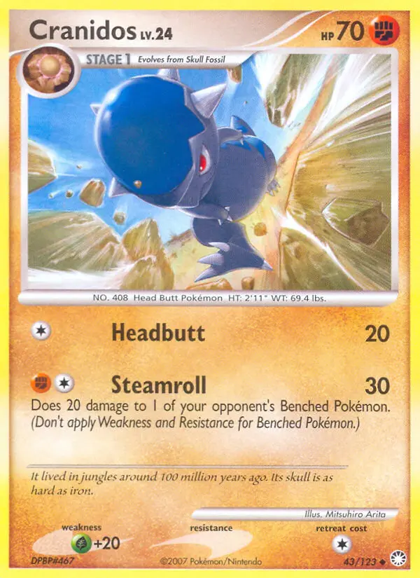 Cranidos - Mysterious Treasures 043/123 (Regular)