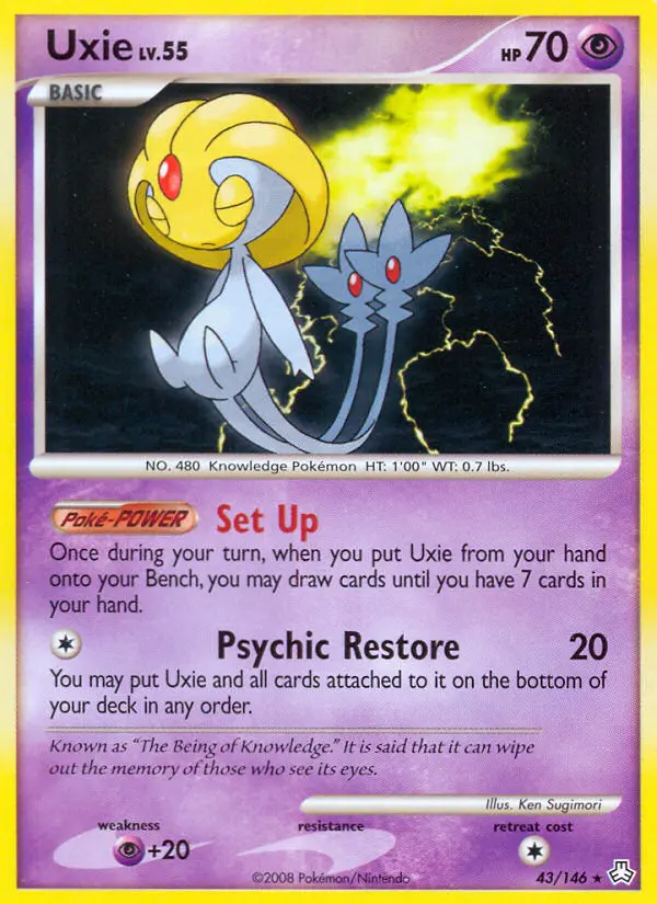 Uxie - Legends Awakened 043/146 (Regular)