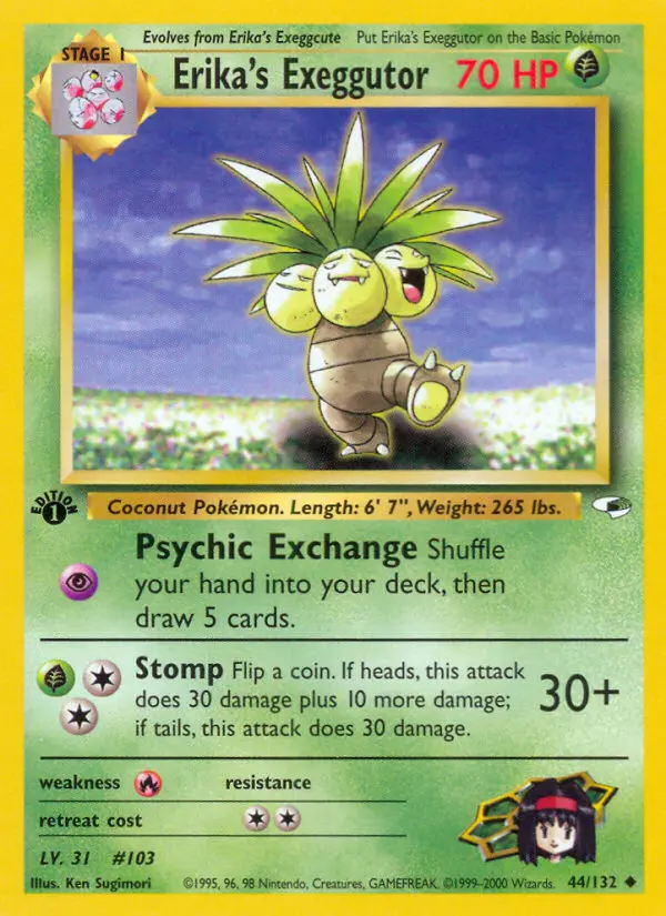 Erika's Exeggutor - Gym Heroes 044/132 (Regular)