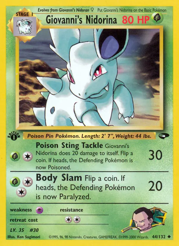 Giovanni's Nidorina - Gym Challenge 044/132 (Regular)