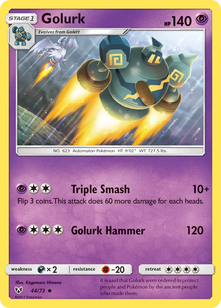 Golurk - Shining Legends 044/073 (Regular)