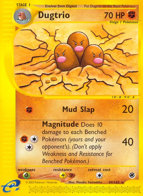 Dugtrio - Expedition Base Set 044/165 (Regular)