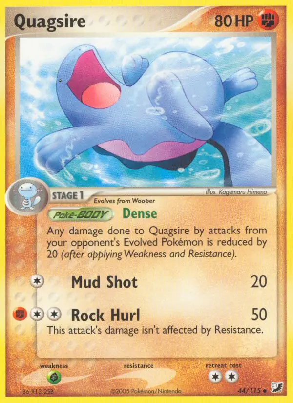 Quagsire - Unseen Forces 044/115 (Reverse Holo)