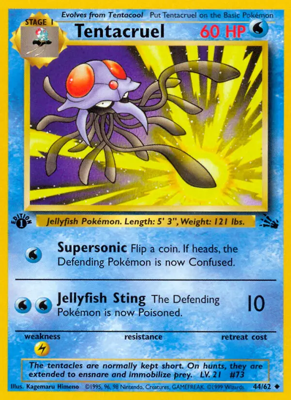 Tentacruel - Fossil 044/062 (Regular)