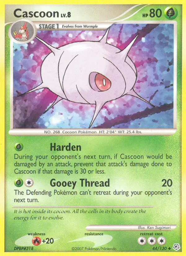 Cascoon - Diamond & Pearl 044/130 (Reverse Holo)