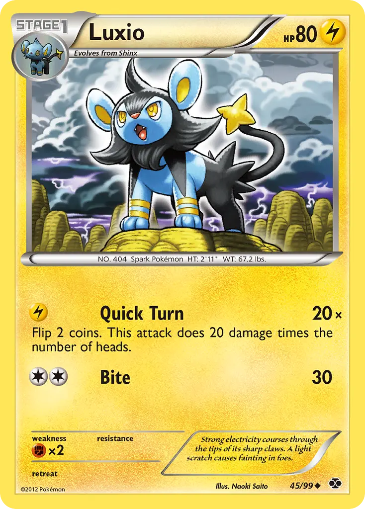 Luxio - Next Destinies 045/099 (Regular)