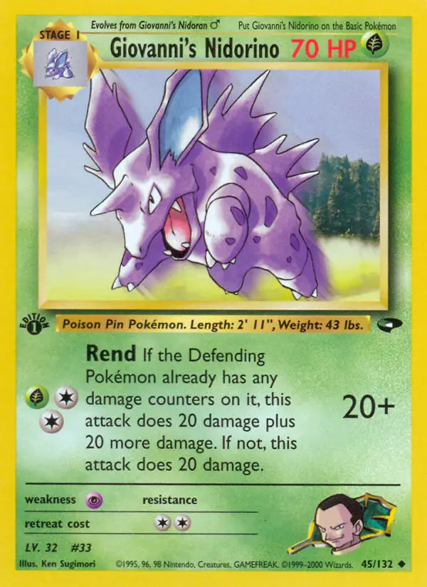Giovanni's Nidorino - Gym Challenge 045/132 (Regular)