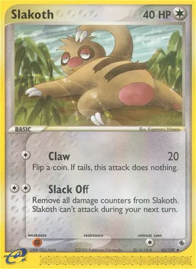 Slakoth - Ruby & Sapphire 045/109 (Regular)