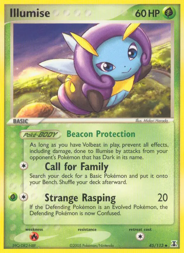 Illumise - Delta Species 045/113 (Reverse Holo)