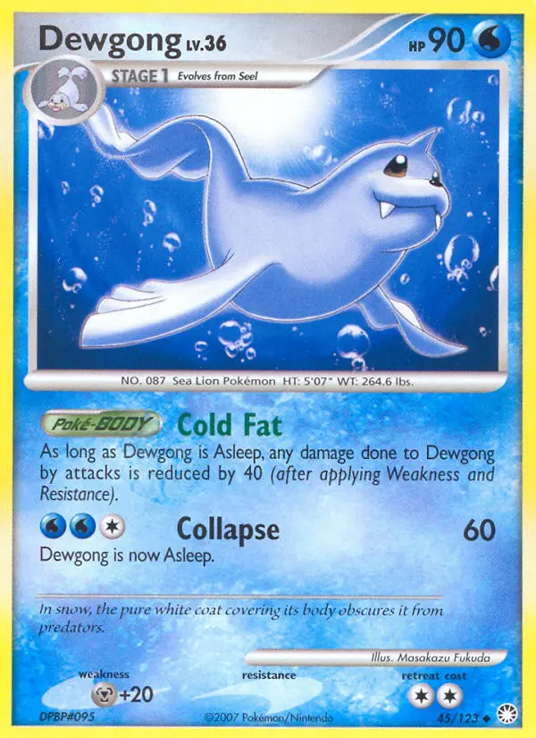 Dewgong - Mysterious Treasures 045/123 (Regular)