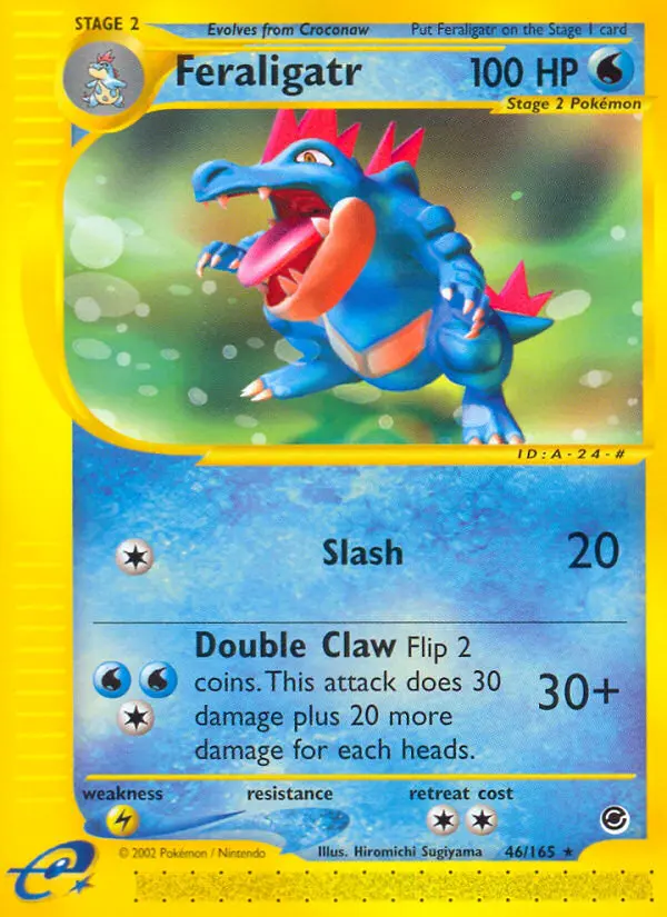 Feraligatr - Expedition Base Set 046/165 (Reverse Holo)