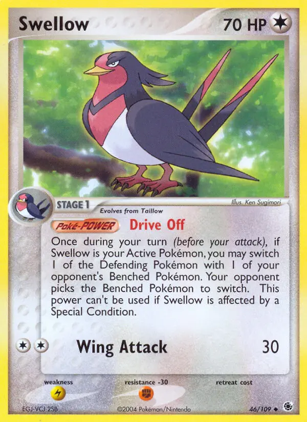 Swellow - Ruby & Sapphire 046/109 (Regular)