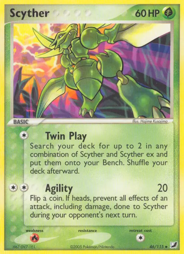 Scyther - Unseen Forces 046/115 (Reverse Holo)